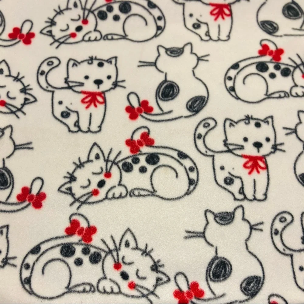 Baby Cat Blanket Double Fleece Size 18x20”